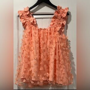 Entro Coral‎ Sleeveless Dress